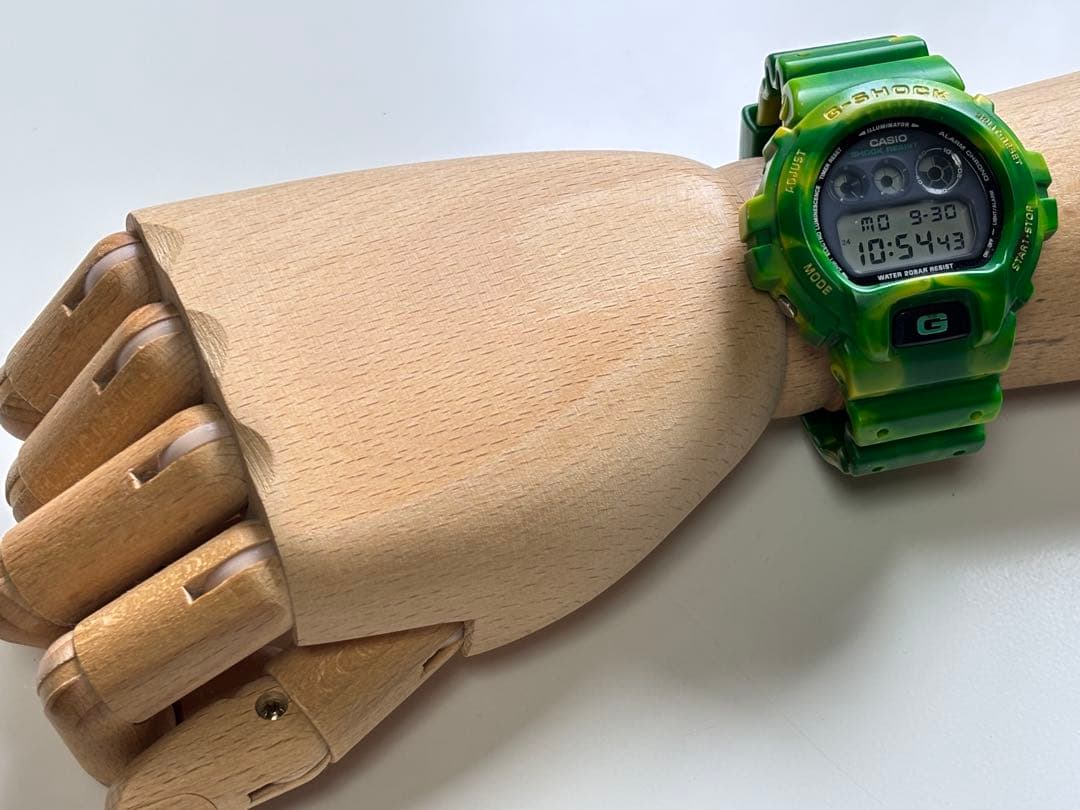 G-SHOCK/ジャミンカラー/迷彩/カモ/マーブル/三ツ目/限定/グリーン/緑