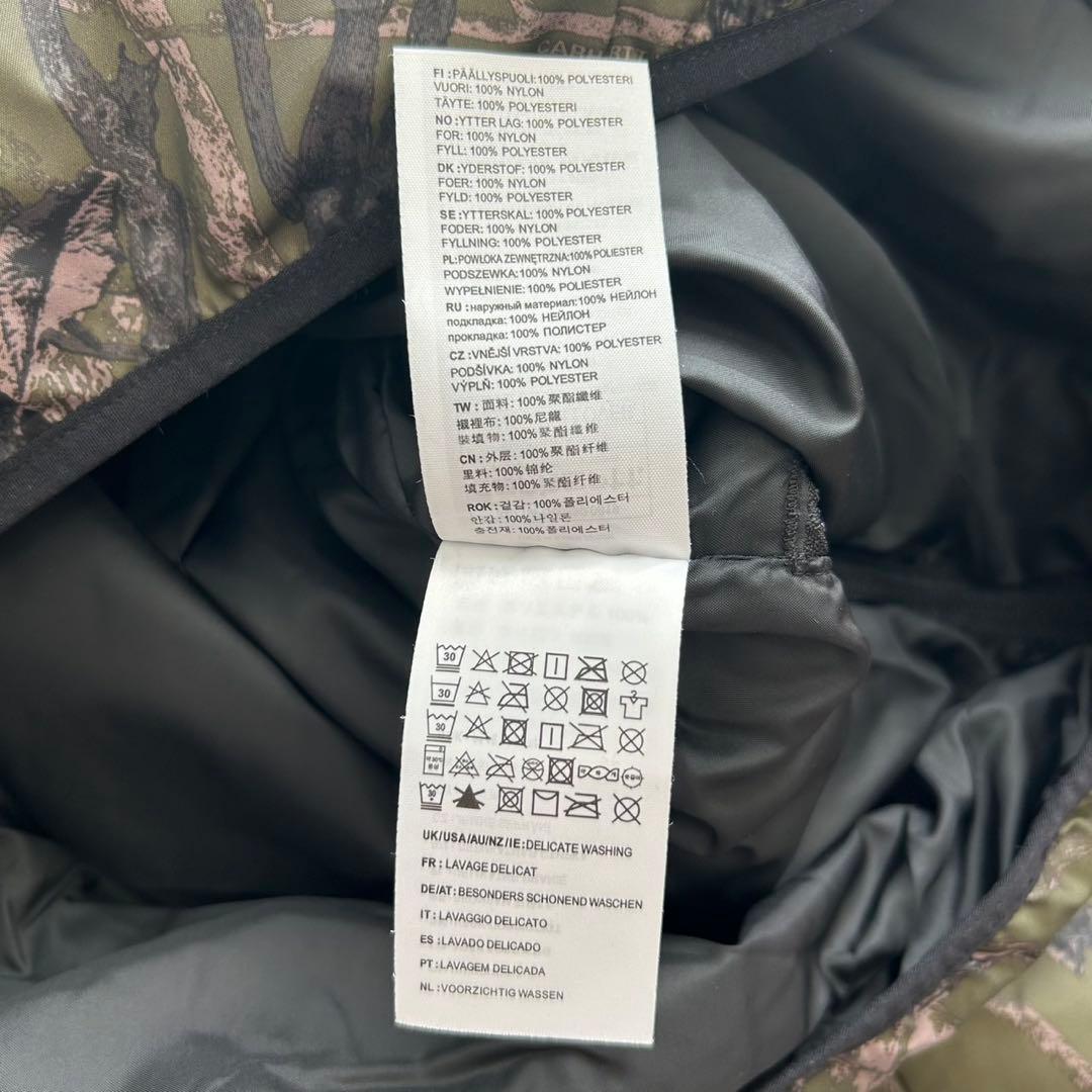 【美品】CARHARTT WIP JONES PULLOVER カモフラ ダウン