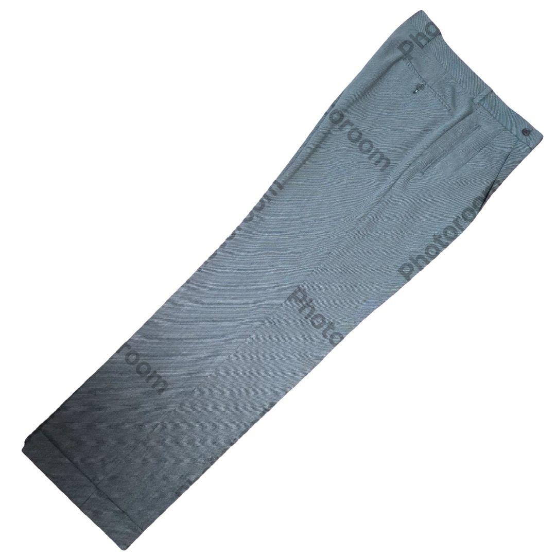 GIORGIO ARMANIイタリア製 ビジネススーツ黒カーキ茶カラー畦織