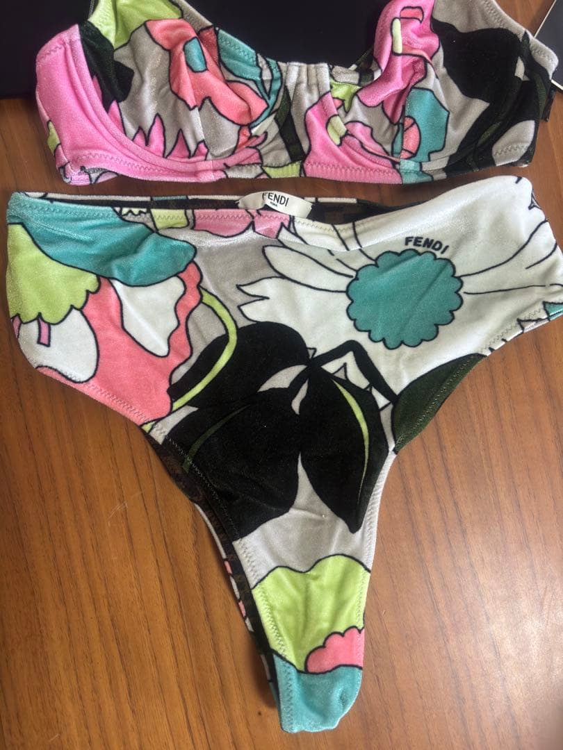 FENDI フラワープリントビキニ/新品未着用/サイズ38