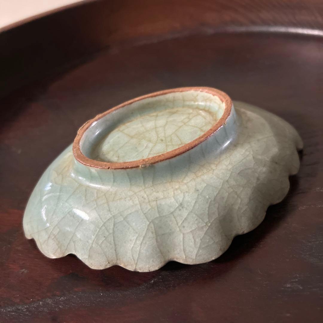 古伊万里青磁小皿5枚　三田　波佐見　瀬戸　アンティーク　茶器　検:白洲正子　李朝