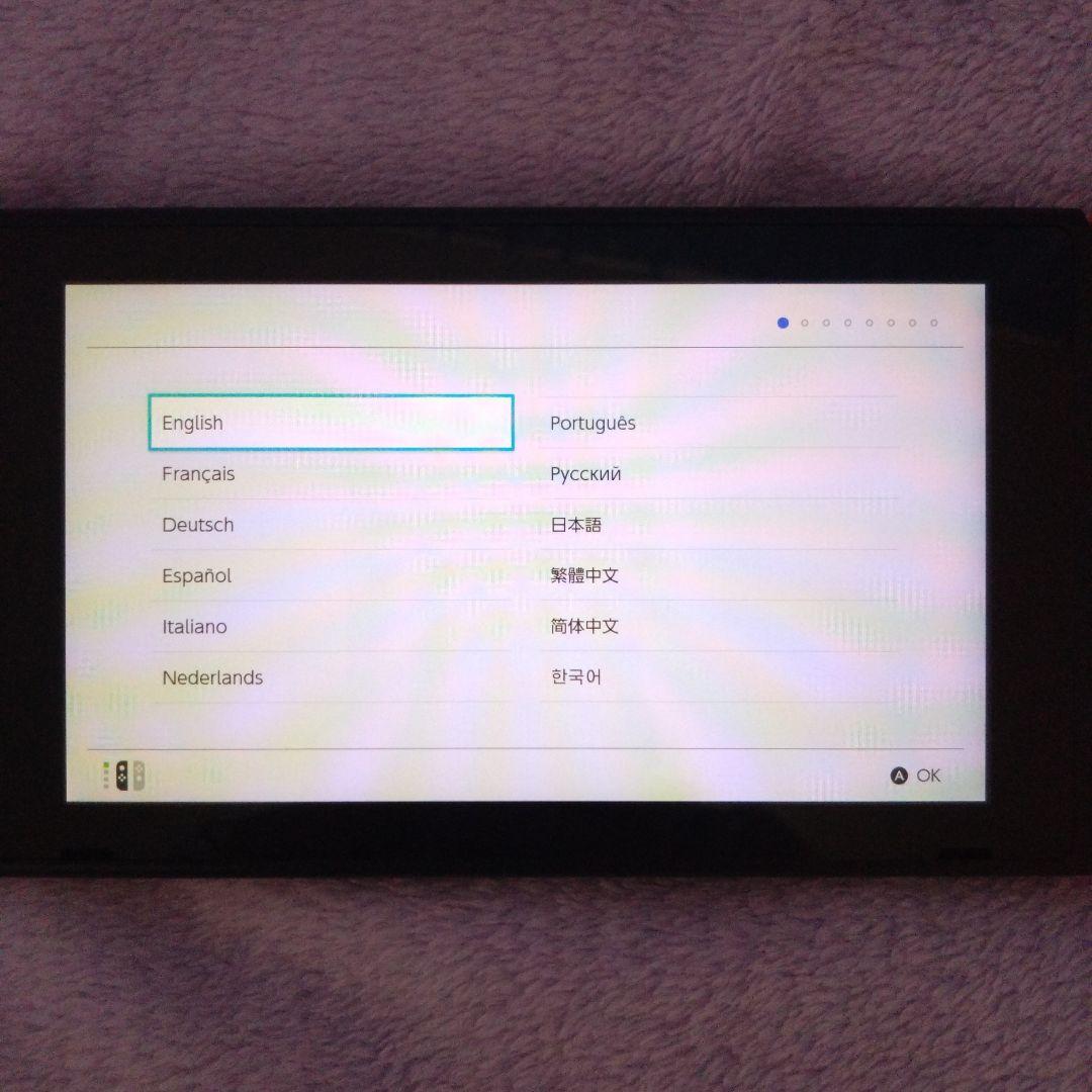 ジャンク品 Nintendo Switch 本体 ネオンブルー/ネオンレッド