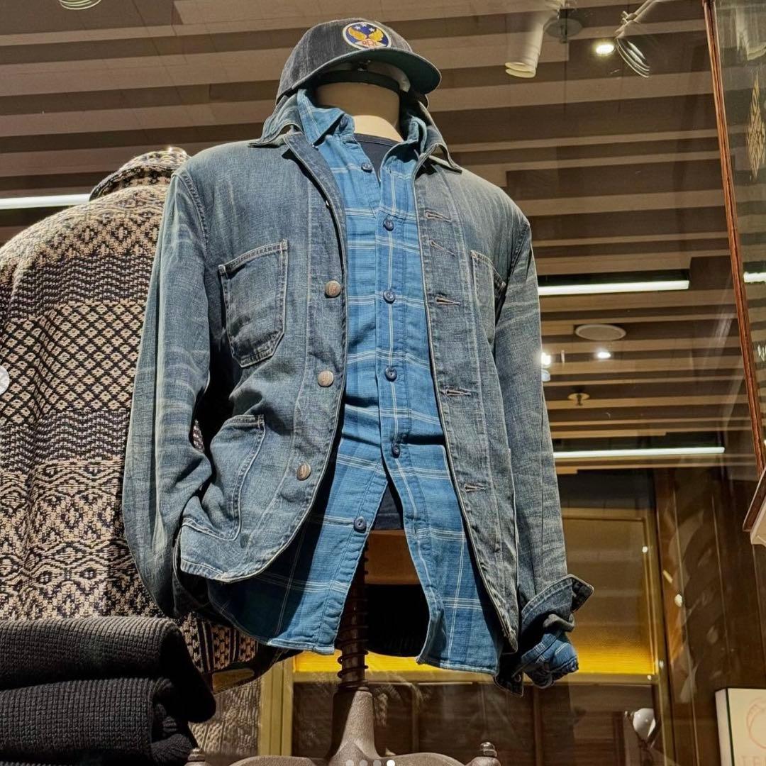 RRL エンジニアコート カバーオール デニム Sサイズ