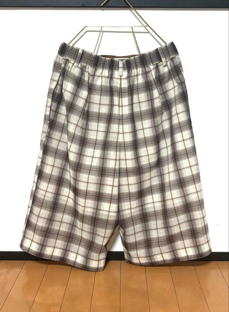 6roku ハーフパンツ　チェック