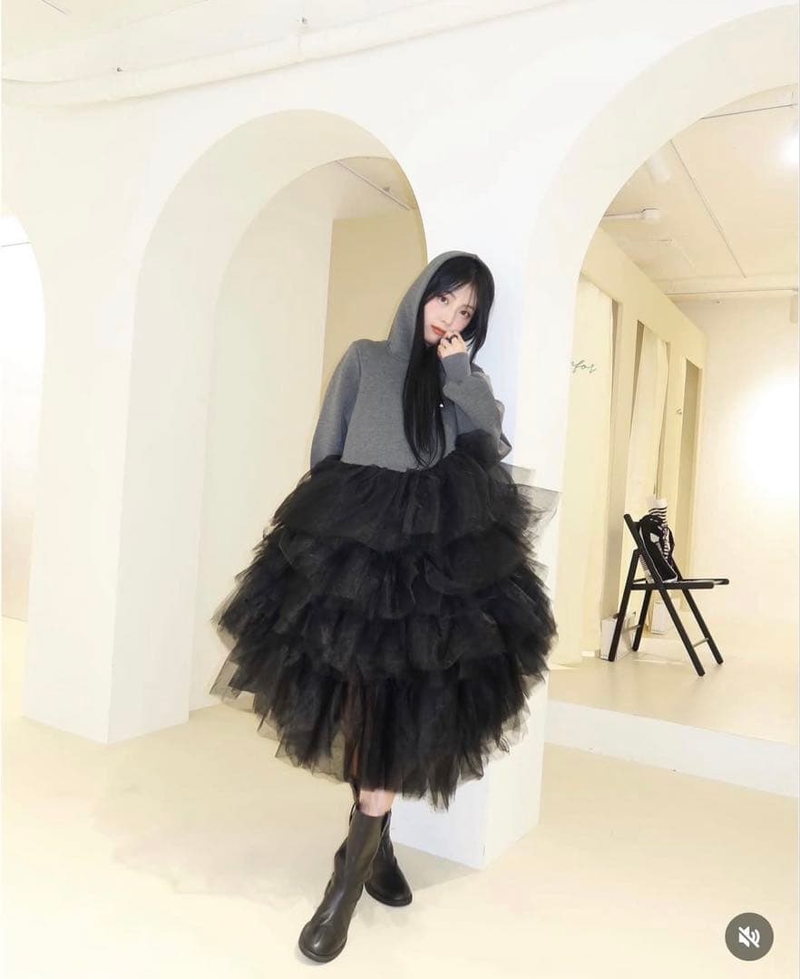 ワンピース Bibiy MARCELLINE HOODIE DRESS