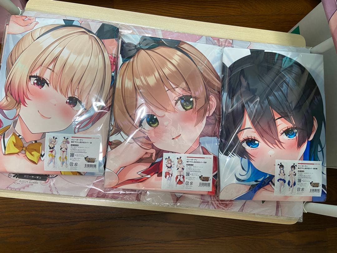 未開封 色紙なし ホビーストック バニーガーデン 抱き枕カバー 花奈 凛 美羽香