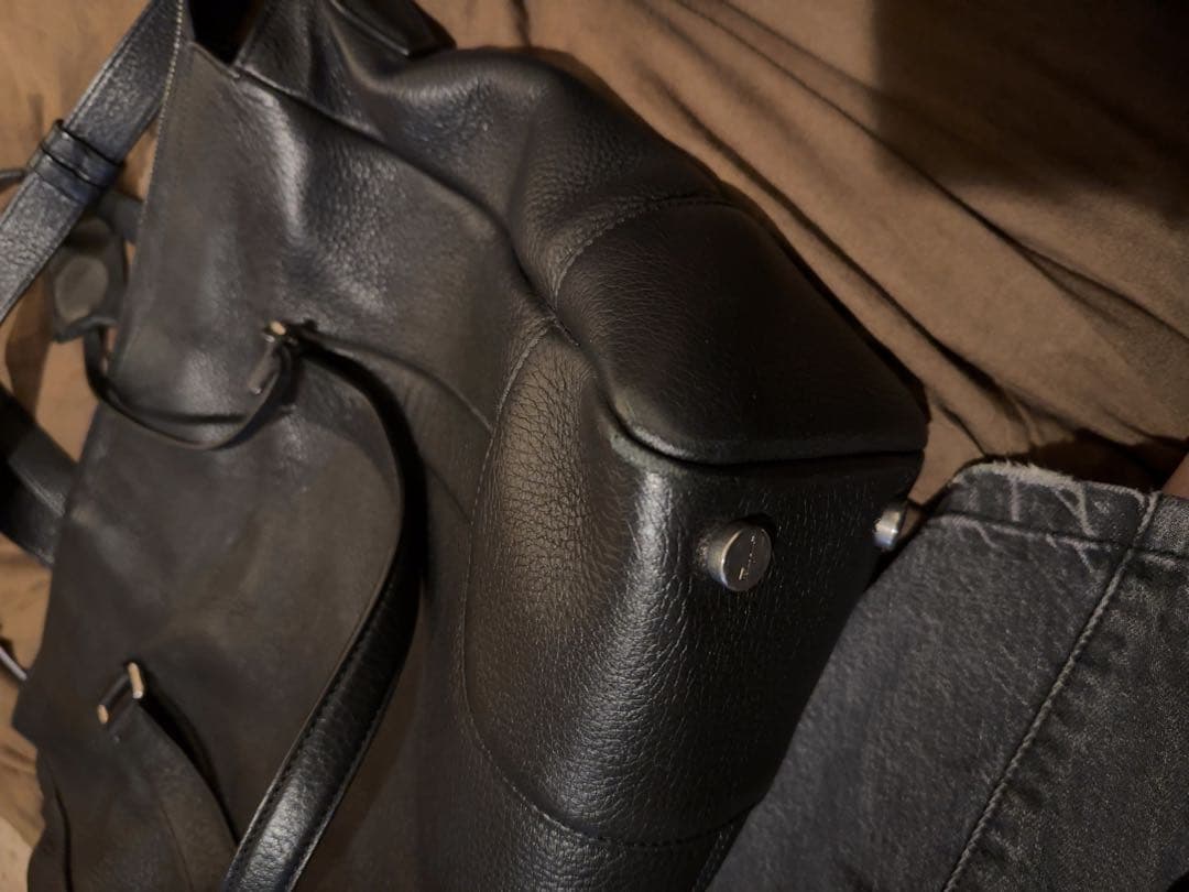 フェラガモLeather Dynamo Business Bag ビジネスバッグ