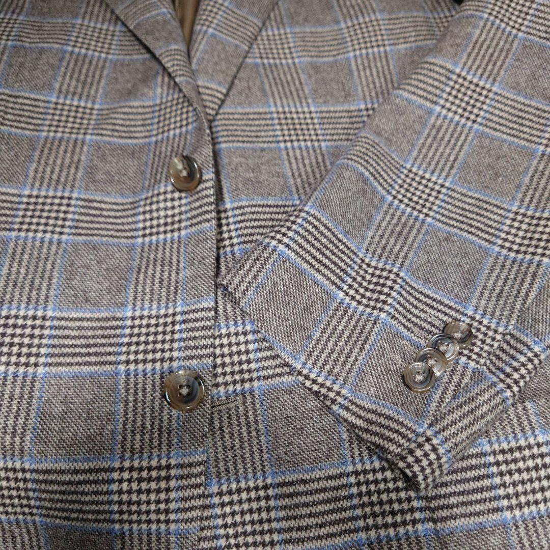 コルネリアーニ　チェック柄ジャケット　美品