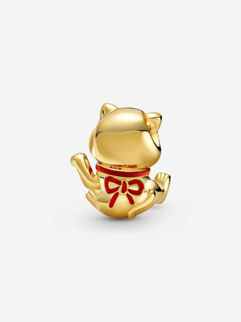 パンドラ Cute Fortune Cat Charm