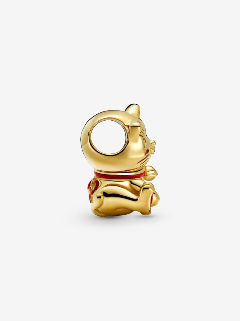 パンドラ Cute Fortune Cat Charm