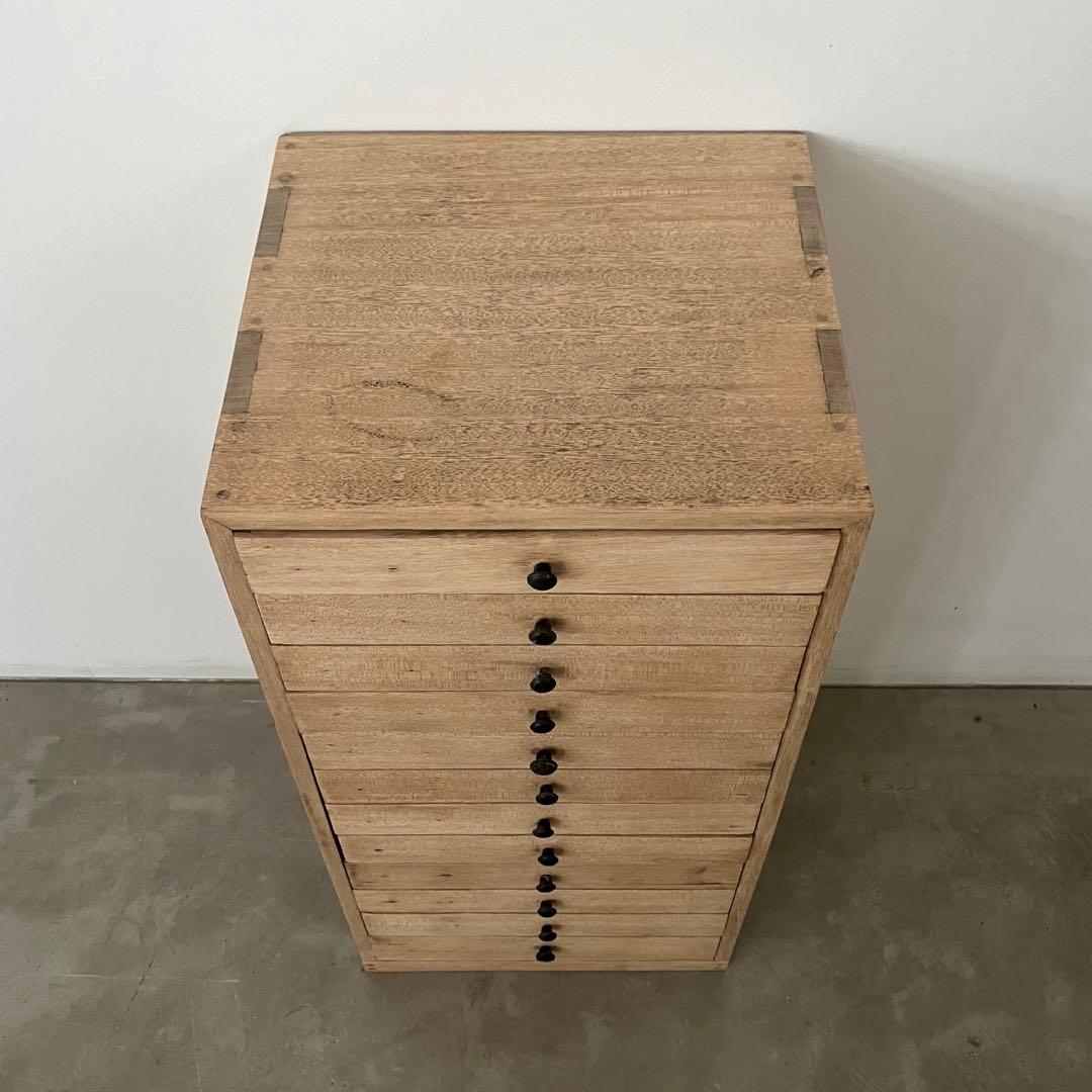 レトロ　アンティーク　古道具　古家具　剥離家具　ストリップド　抽斗　引き出し