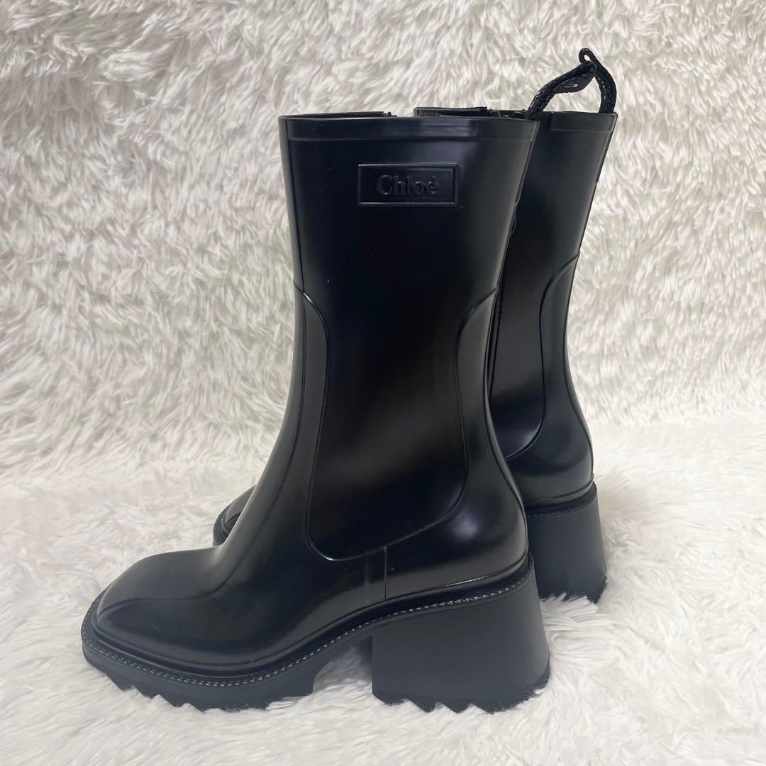 ✨未使用✨Chloé ベティレインブーツ ジッパー ブラック