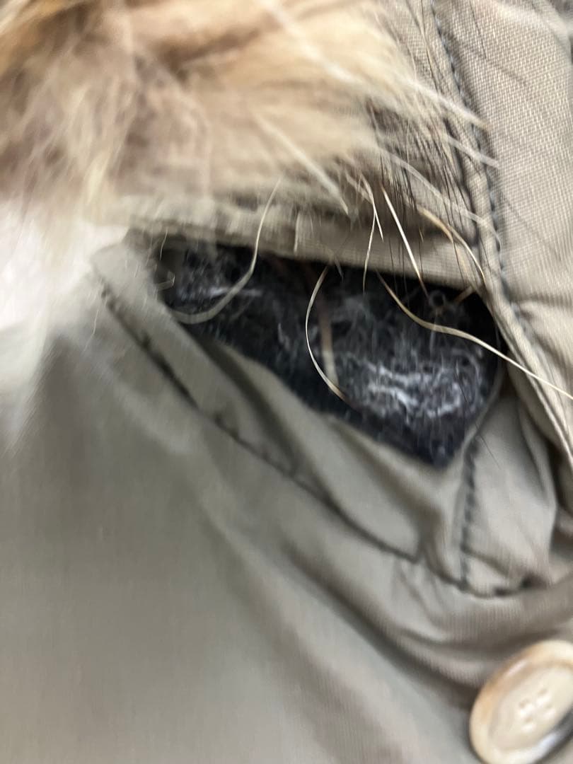 ウールリッチ　ミリタリージャケット ファー付き