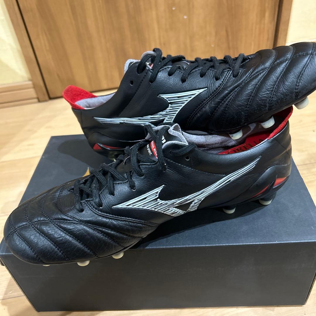 Mizuno Morelia ネオ4サッカーシューズ ブラック/レッド値下げ⭕️