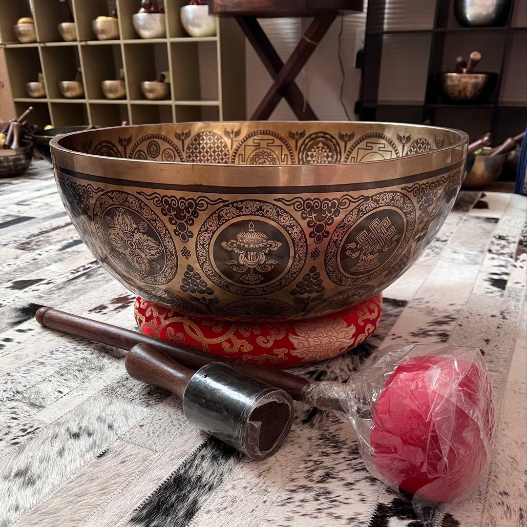 超特大スーパーファインアートボウル 50cm A音 シンギングボウル【SALE】