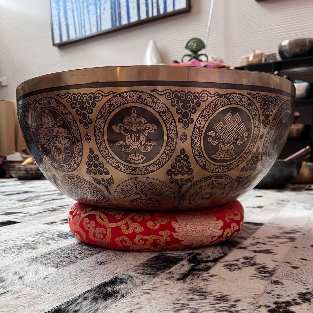 超特大スーパーファインアートボウル 50cm A音 シンギングボウル【SALE】