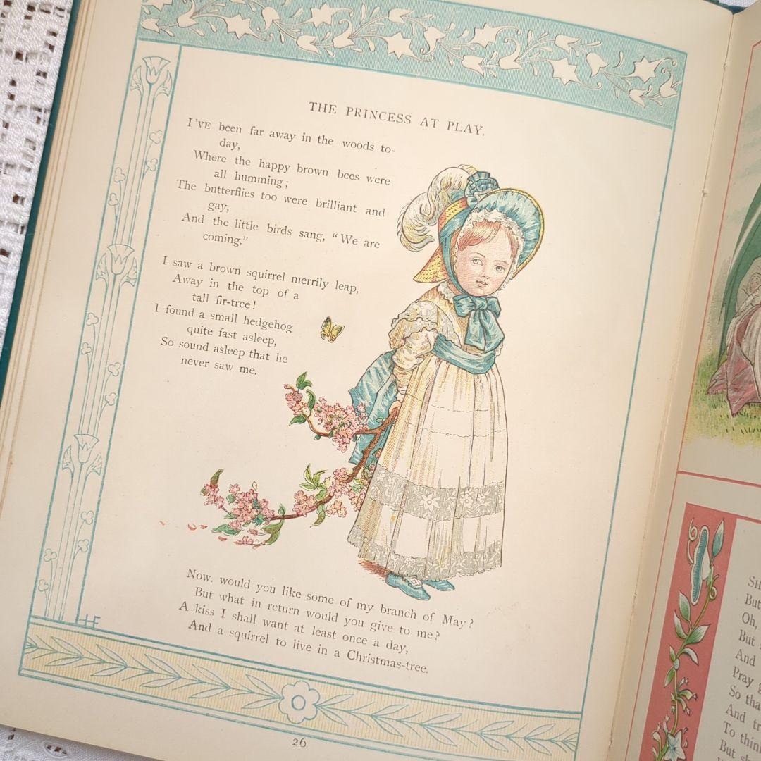 超稀少1881アンティーク絵本 洋書古書 児童書 ヴィクトリアン 初版本