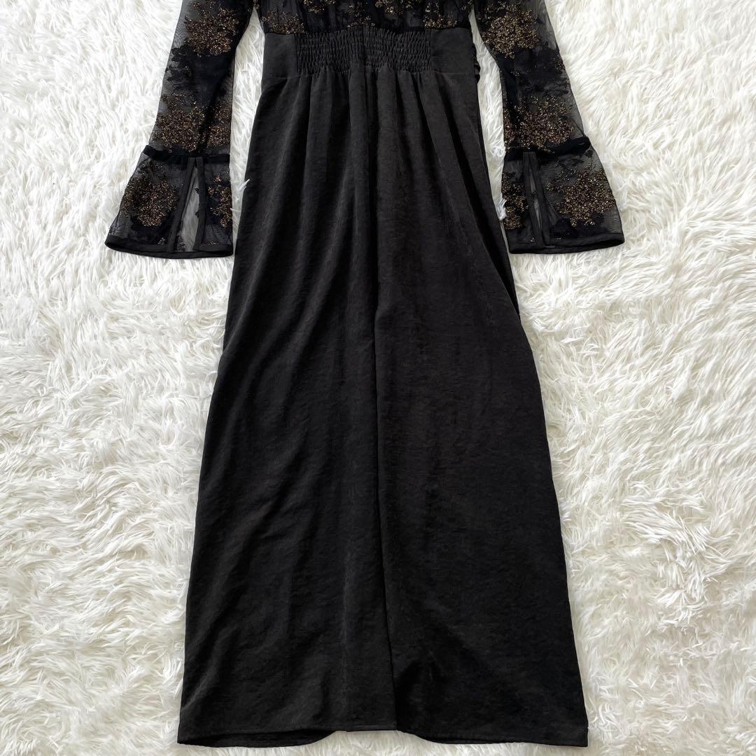 【美品】Ameri FLOWER LACE DRESS インナーキャミ欠品 M