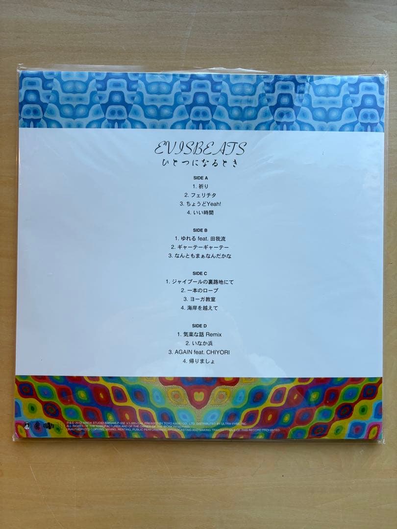 EVISBEATS LPレコード2枚組 ひとつになるとき