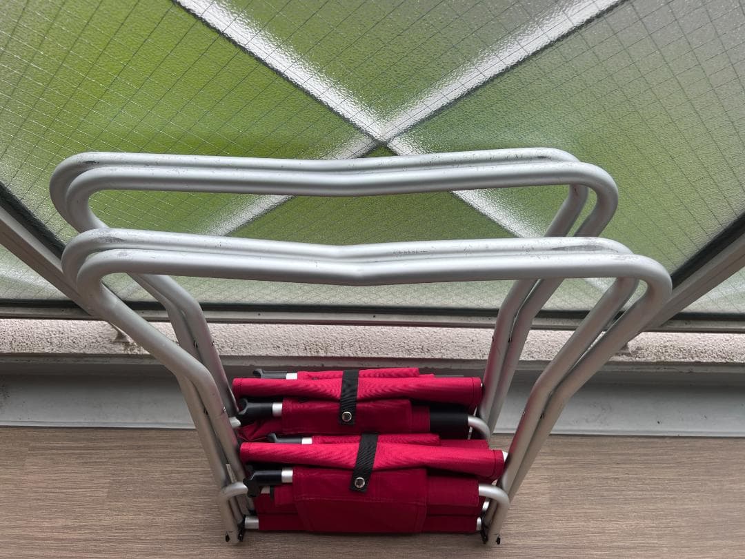 すのー）スノーピークFDチェアー　レッド　２脚セット