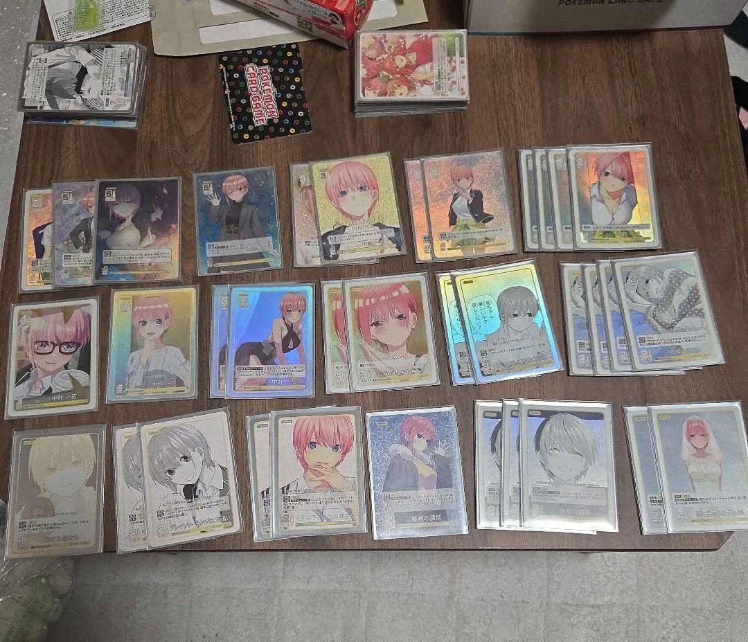 五等分の花嫁カードゲーム　引退品 デッキ3＋ストレージ3