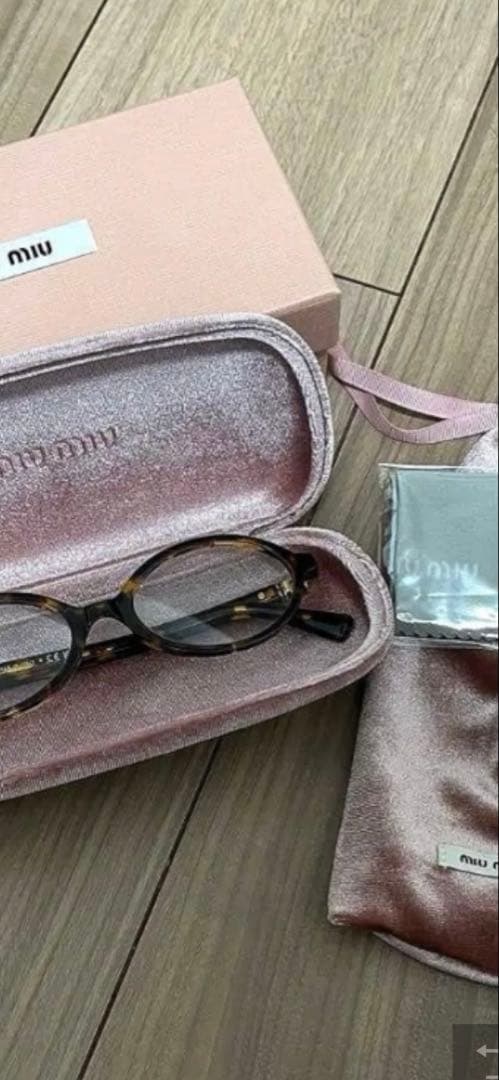 MIU MIU リガード サングラス メガネ オーバル ブルーライト