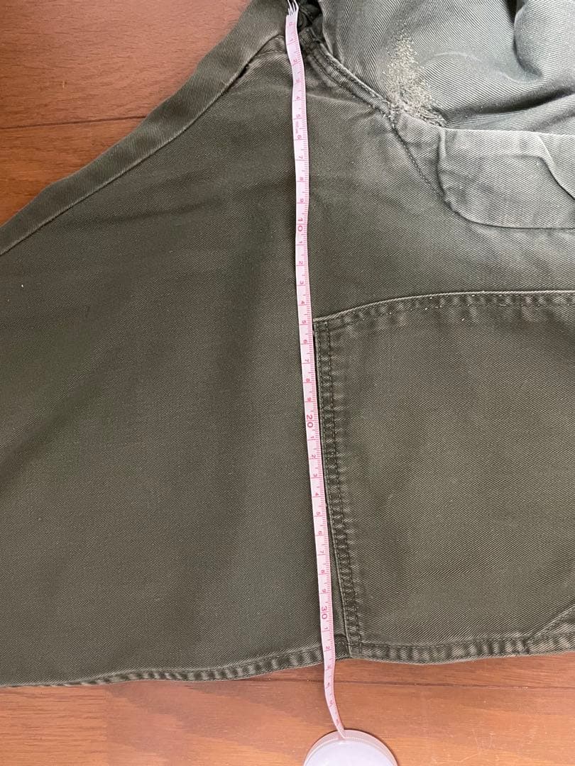 60s US ARMY OG107 ベイカーパンツ　着画あり