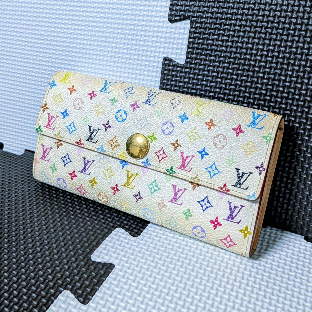 Louis Vuitton モノグラム マルチカラー ポルトフォイユサラ 長財布