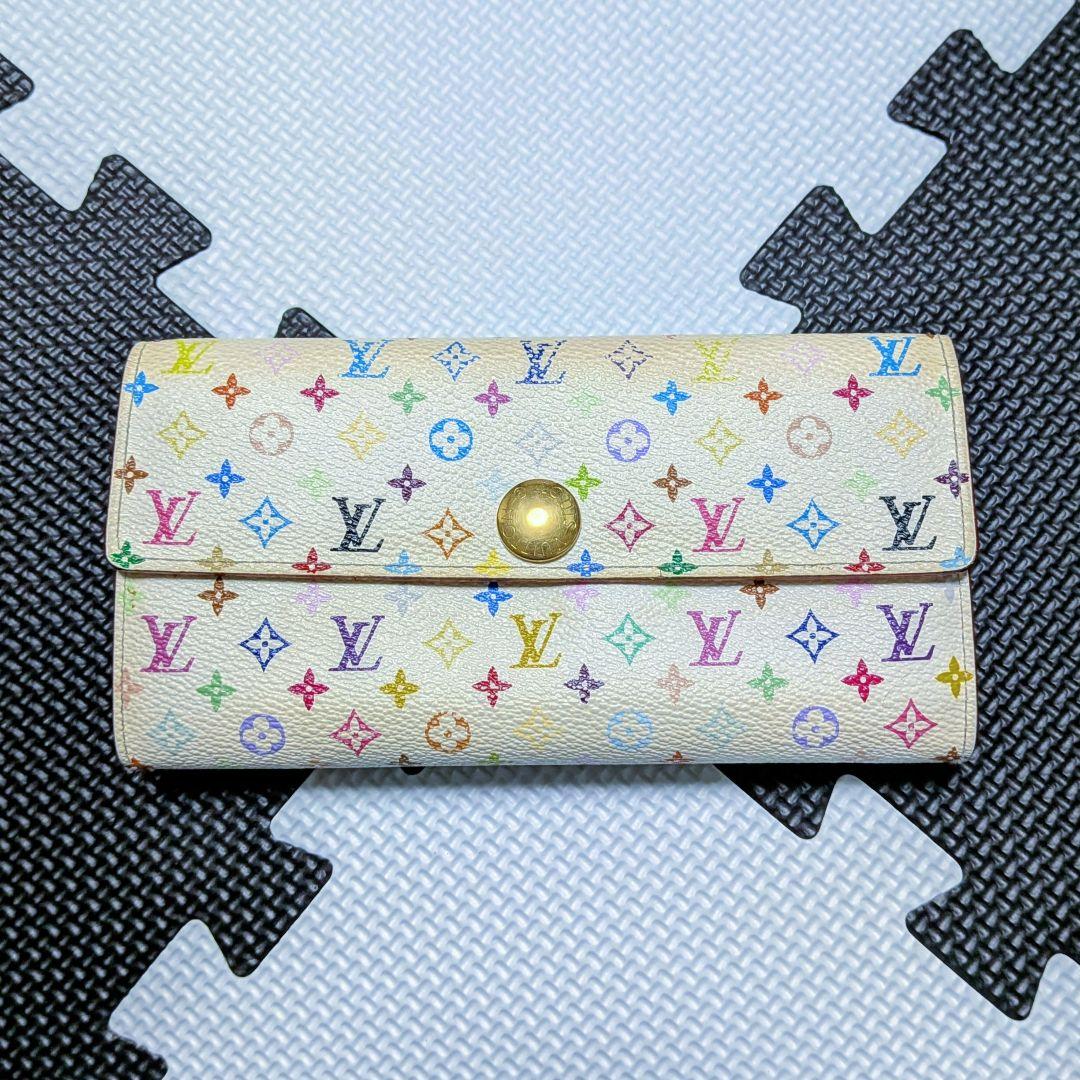 Louis Vuitton モノグラム マルチカラー ポルトフォイユサラ 長財布