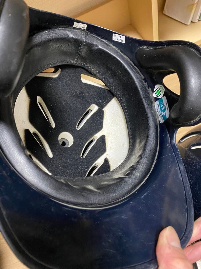 SSK J.S.B.B. ネイビー ヘルメット 4個セットZETT MIZUNO