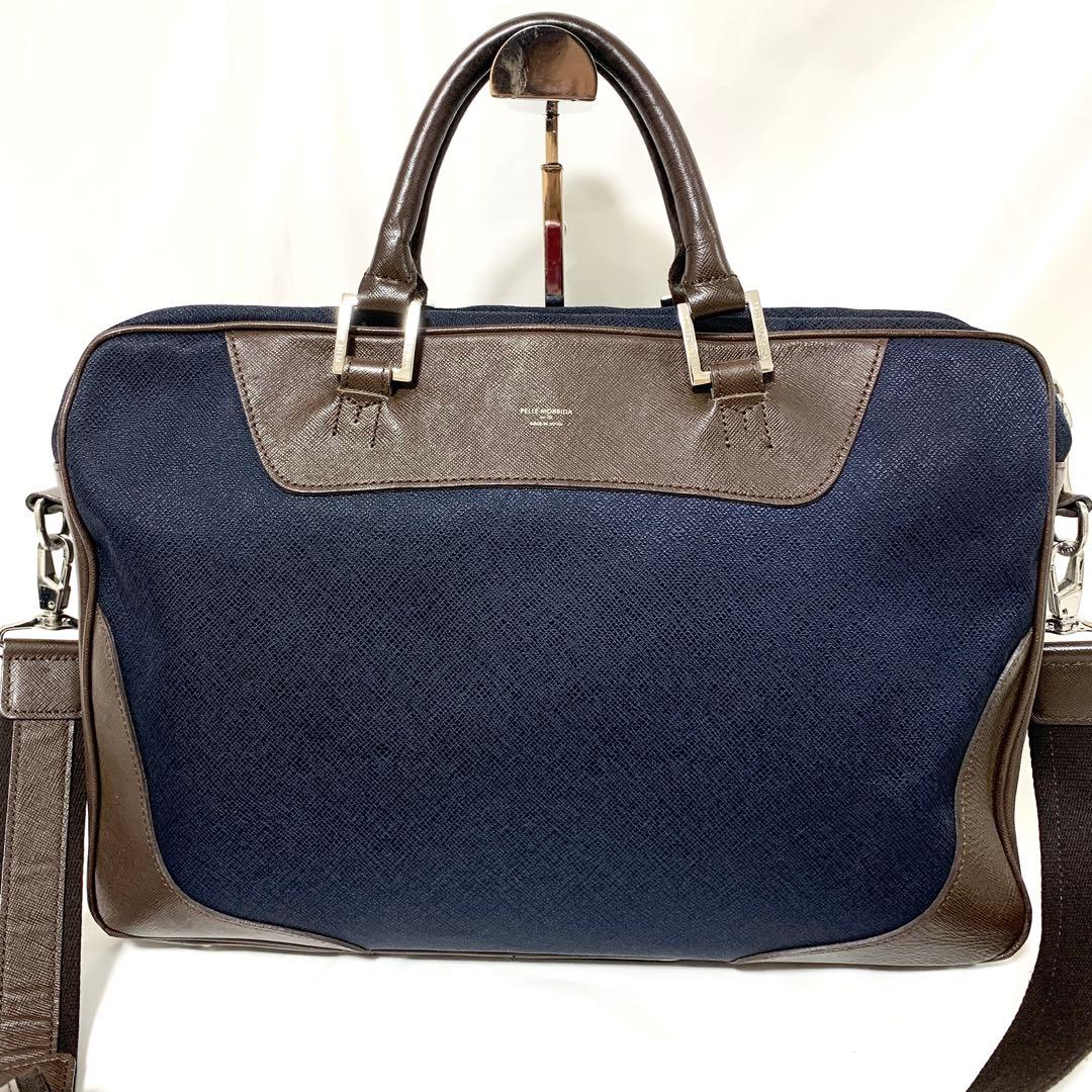 【A4収納可能】ペッレモルビダ　キャピターノ　ビジネスバッグ　ブリーフケース