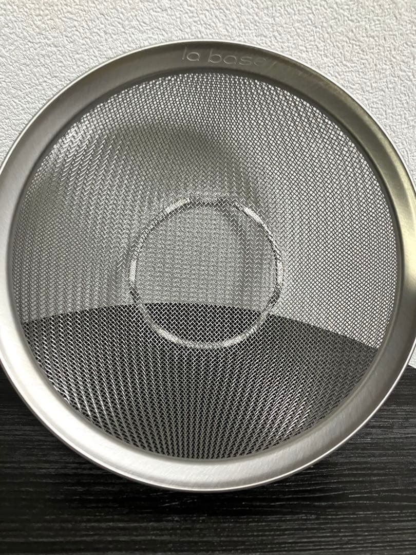 la base ラバーゼ　ステンレス角バット　角ザル　ボウル×2　4セット