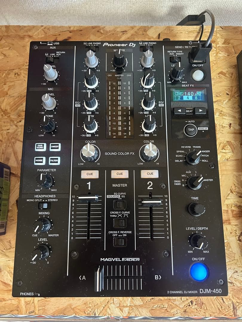 [値下げ交渉可]Pioneer DJ DJM-450 本体(23年整)＋おまけ