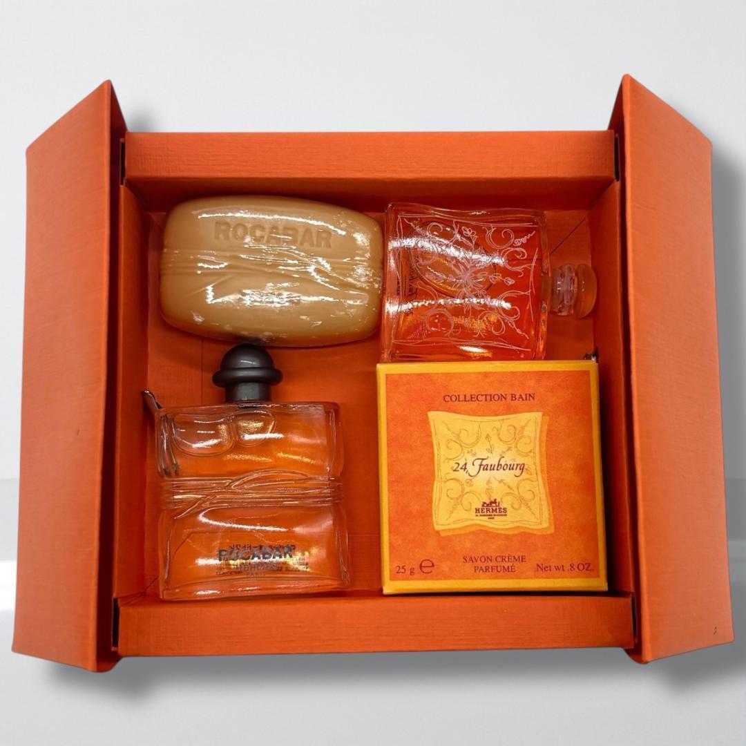 エルメス ミニチュア香水 ロカバール 24フォーブル ソープ ギフトセット