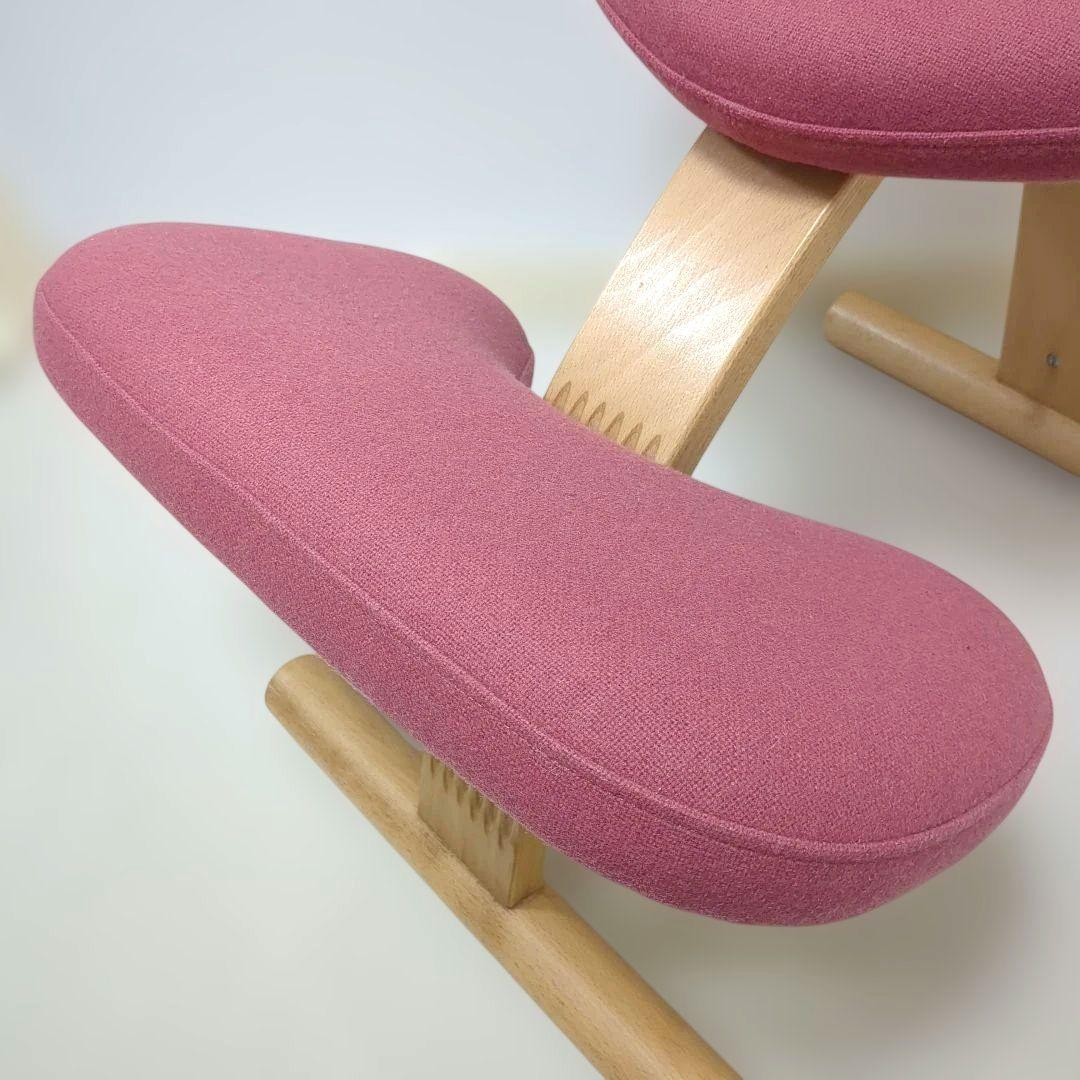 Rybo　リボ　バランスチェア　イージー　ピンク　キッズ、大人姿勢矯正椅子