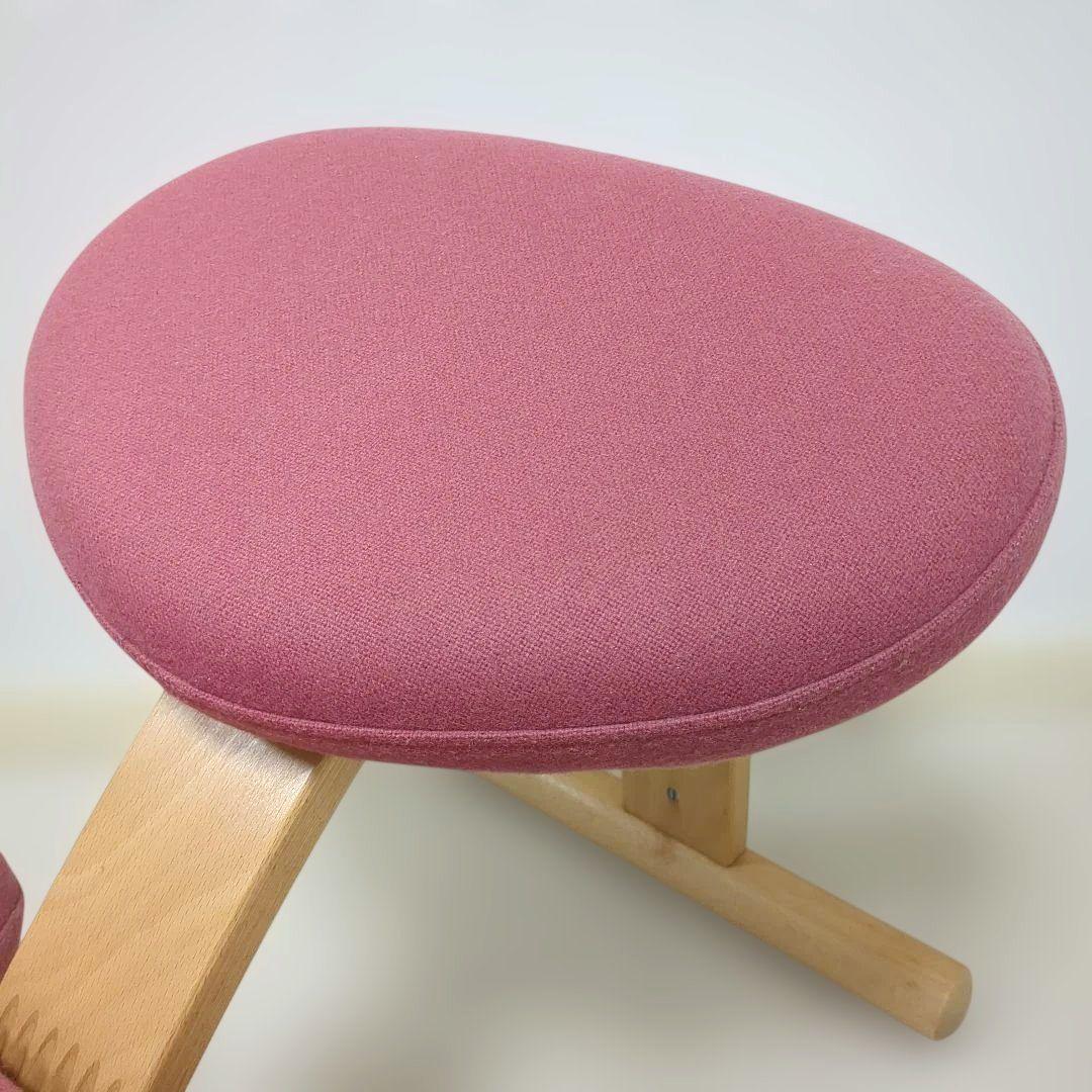 Rybo　リボ　バランスチェア　イージー　ピンク　キッズ、大人姿勢矯正椅子