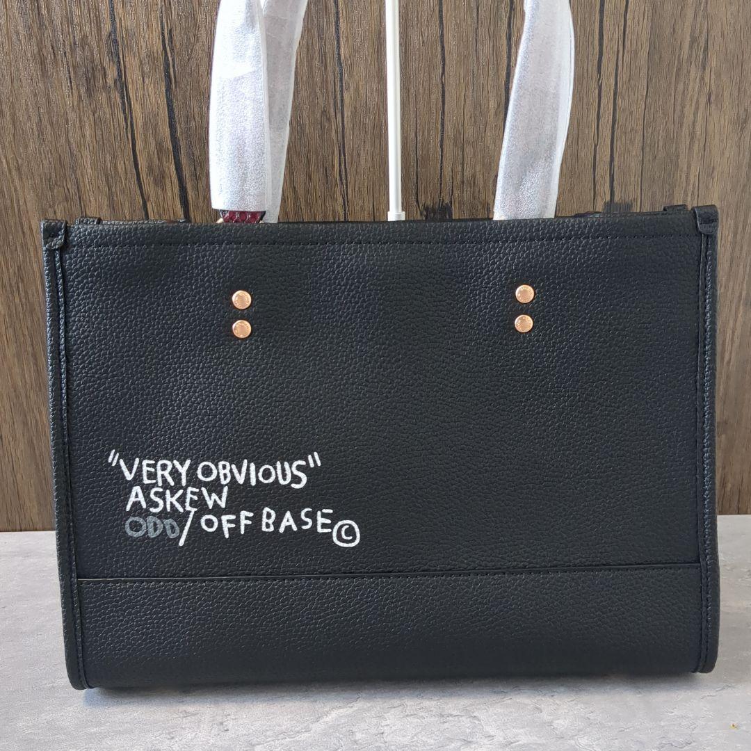 【新品】COACH トートバッグ ブラック バスキア　C5661