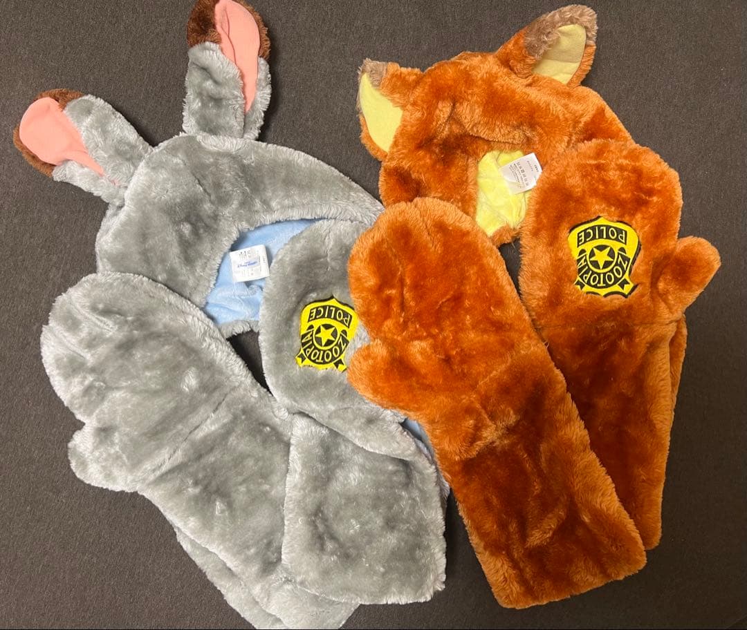 ズートピア マフラー ファンキャップ ニック ジュディ