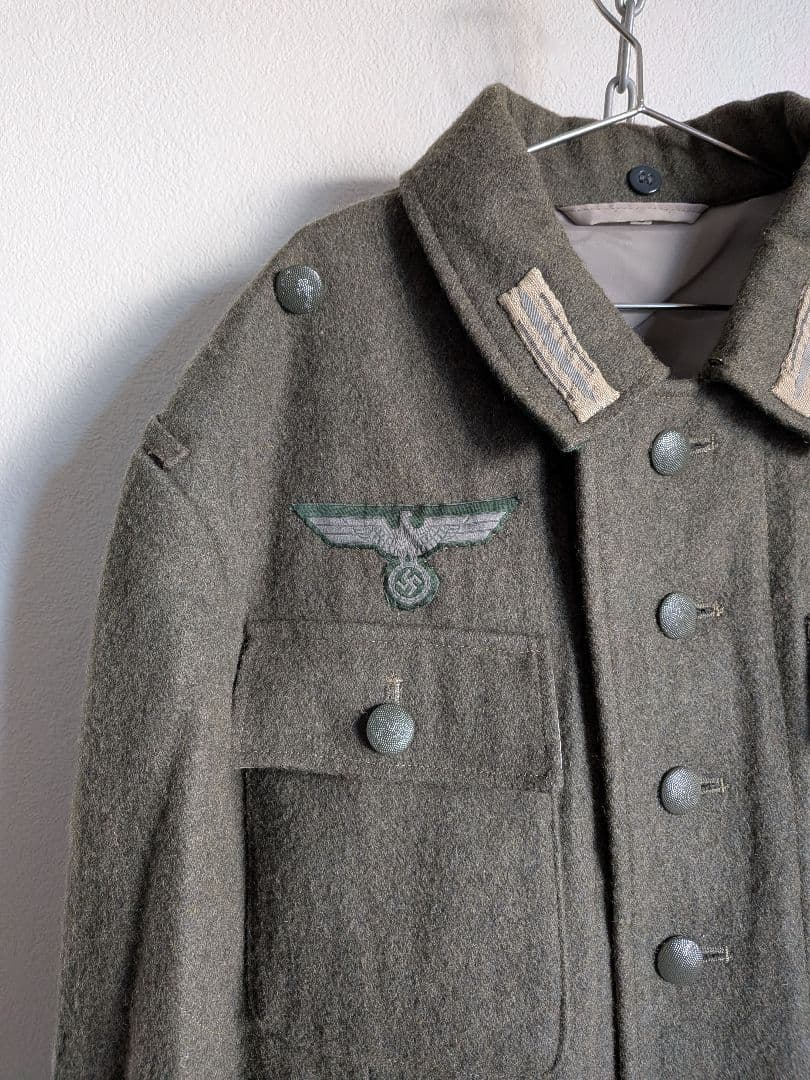 ドイツ軍　40's　M43　野戦用戦闘服　ミリタリージャケット　リプロダクト