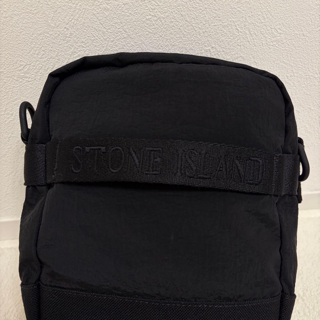 【美品】STONE  ブラック ショルダーバッグ ナイロン ミニ