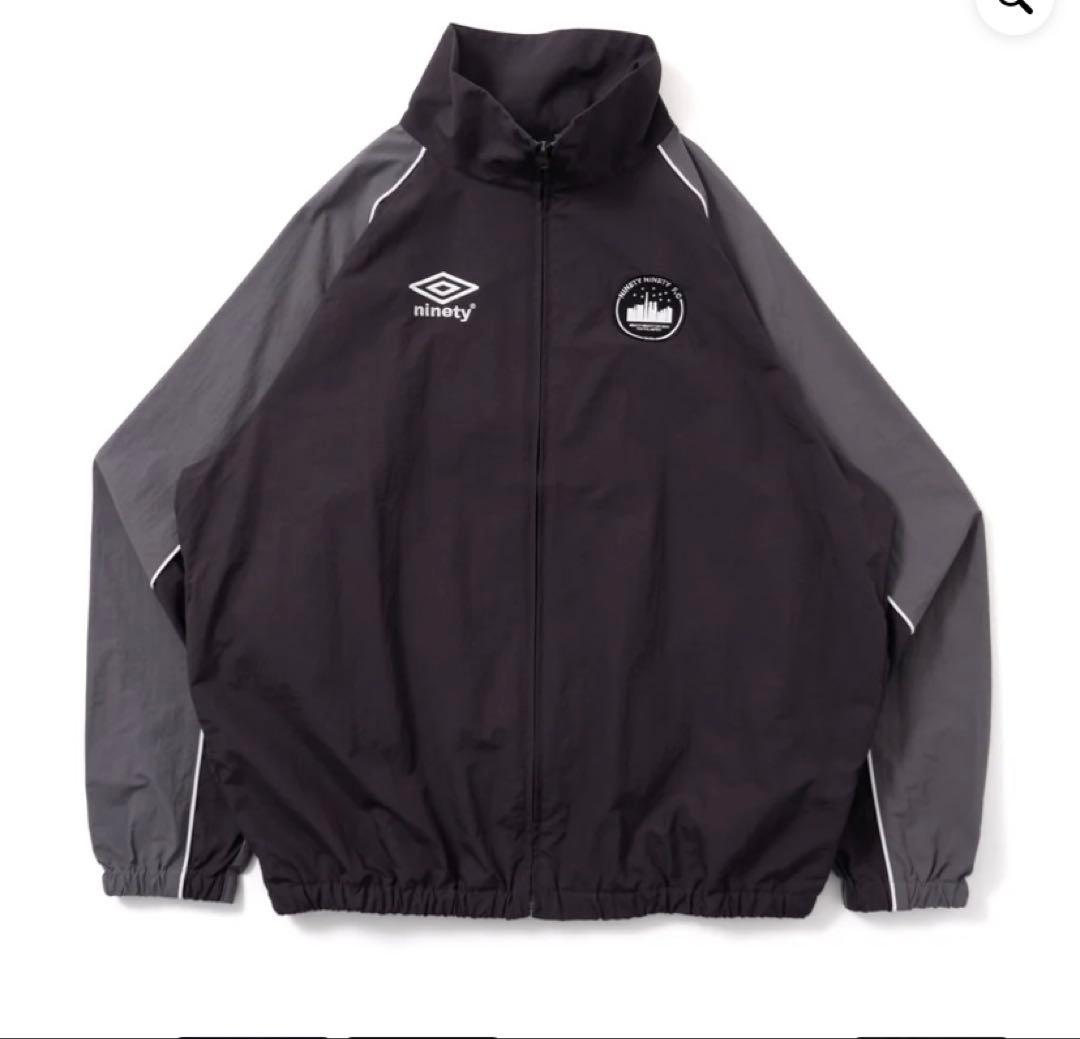 umbro x 9090 ninety ナイロンジャケットXL チャコールグレー
