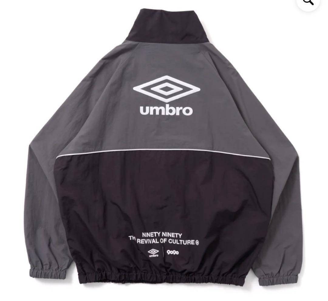umbro x 9090 ninety ナイロンジャケットXL チャコールグレー