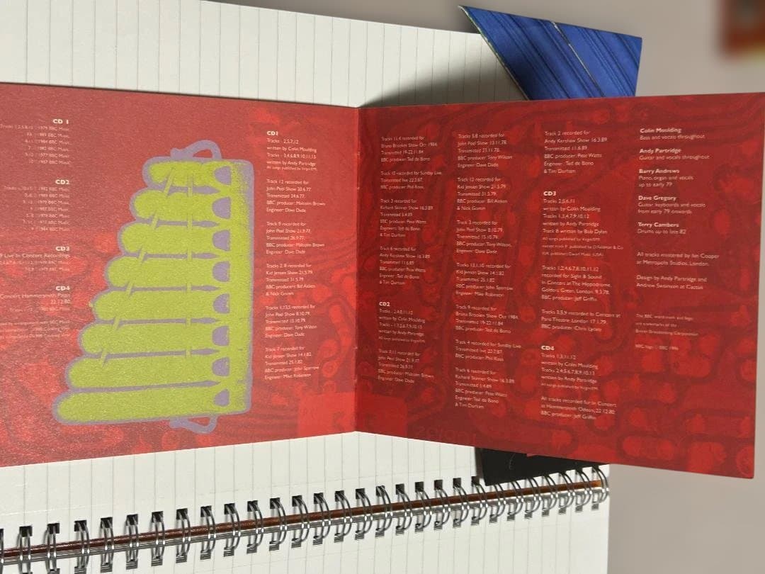 【希少4枚組ボックス オリジナル英原盤】XTC/Transistor Blast