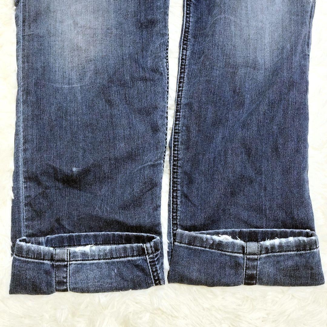 ディーゼル KROOLEY CB-NE ダメージ加工 ジョグジーンズ 36 青