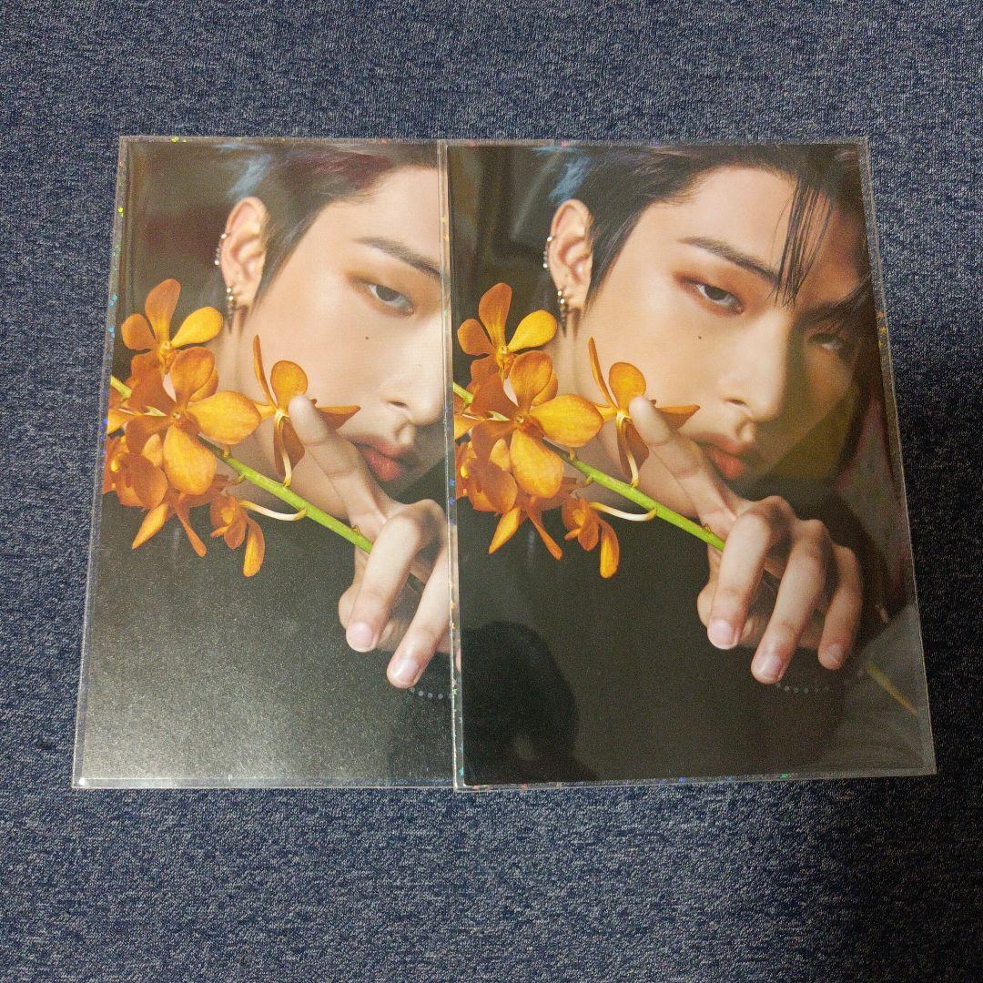 Scawaii ATEEZ ミンギ BLACK MINGI　ポストカード2枚