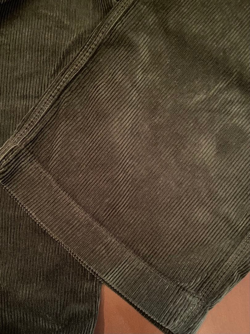 美品45Rコーデュロイ ワイドパンツ