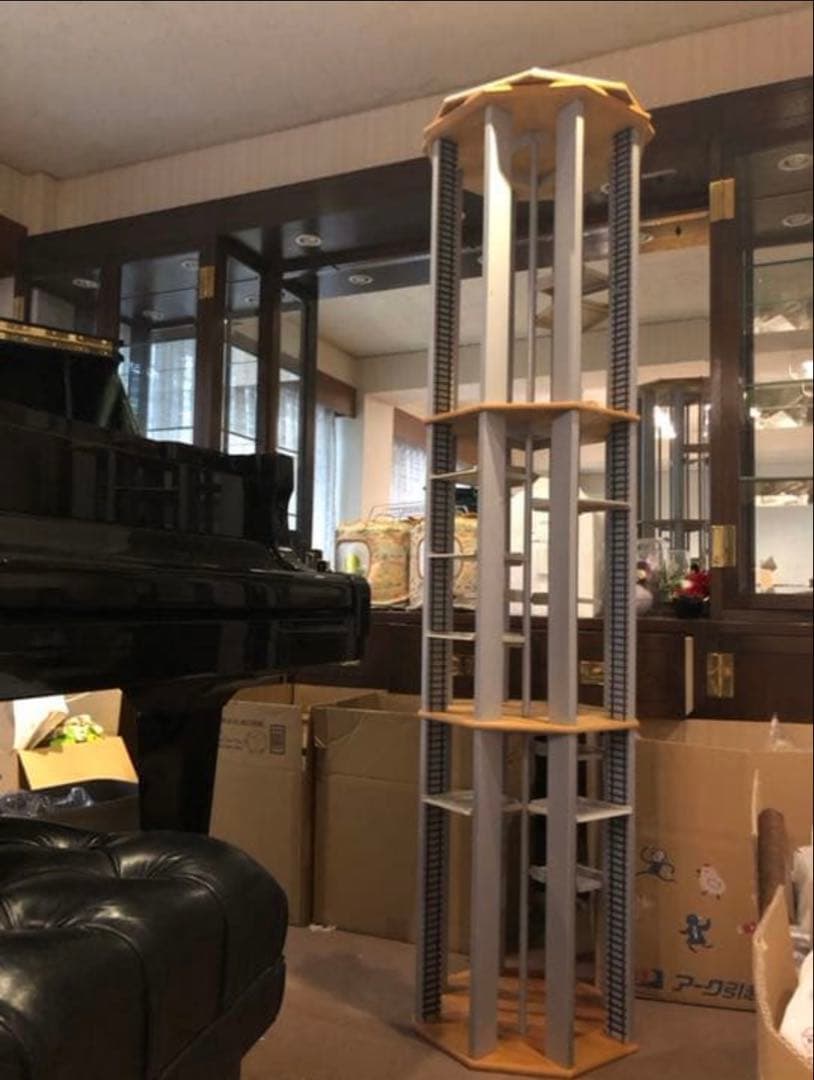 レア物☆DVD&CD ラックタワー　タワー型　CD収納