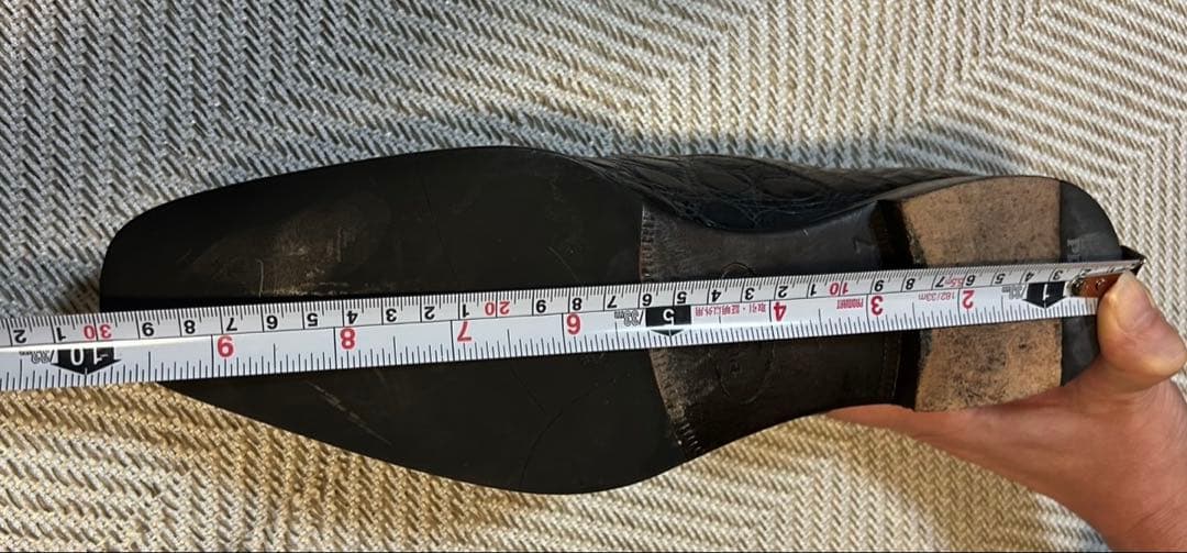 プラダ　クロコシューズ