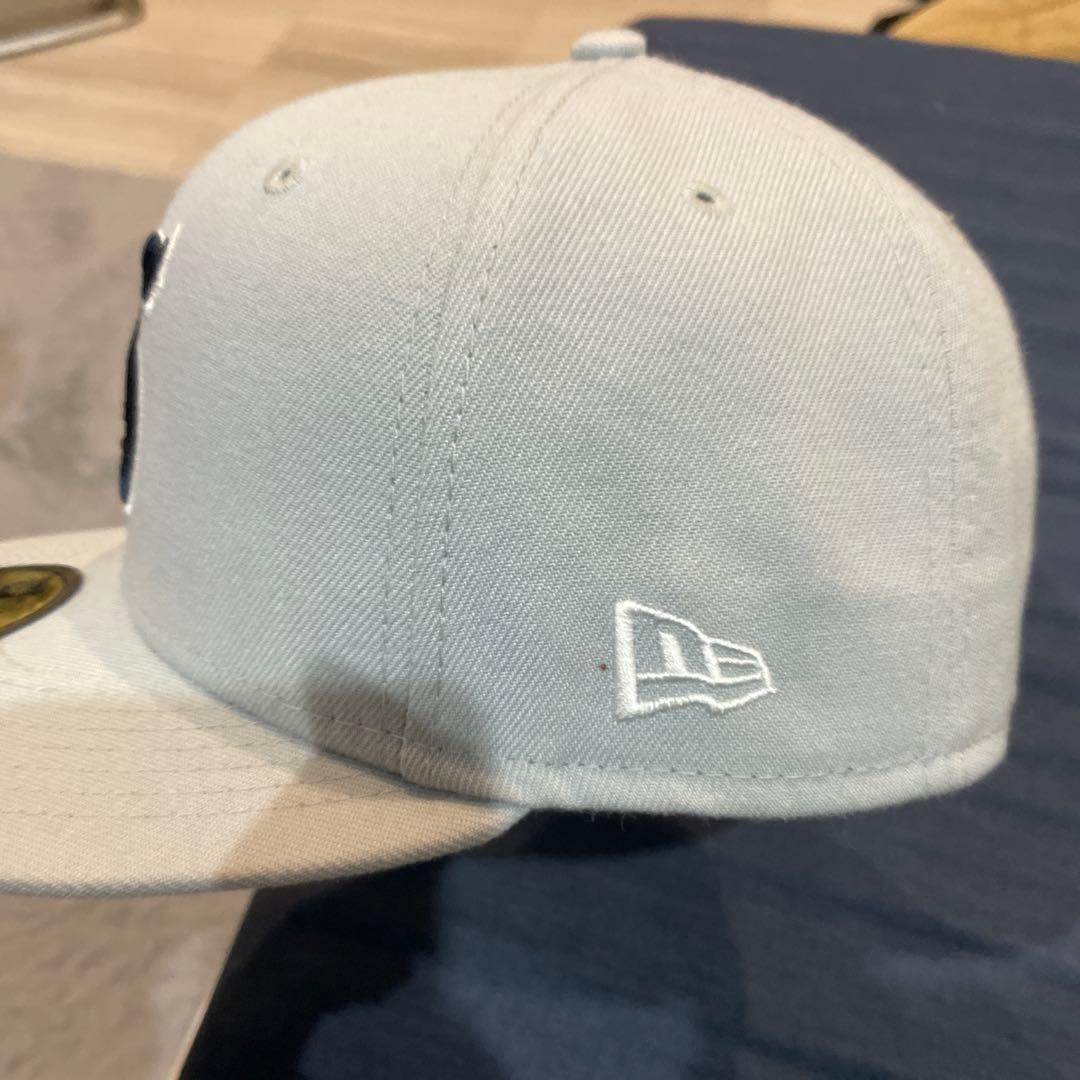 New Era 59FIFTY キャップ グレー Sデビルロゴ 7 1/2
