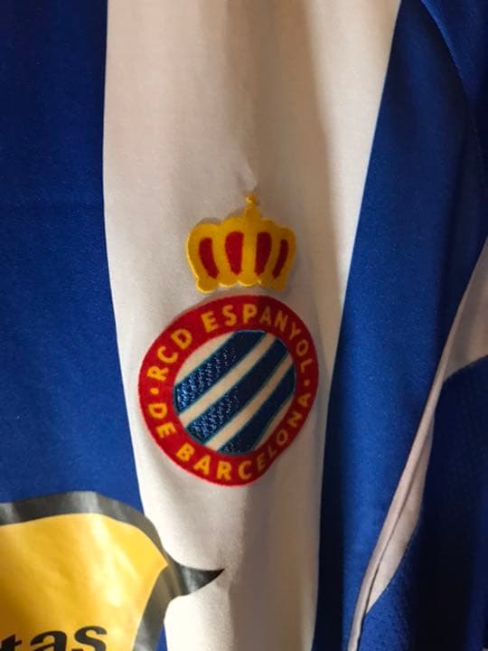 正規品uhlsport RCDエスパニョール「7」中村俊輔 半袖XLユニフォーム